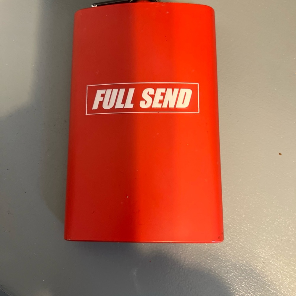 Full Send Red Flask